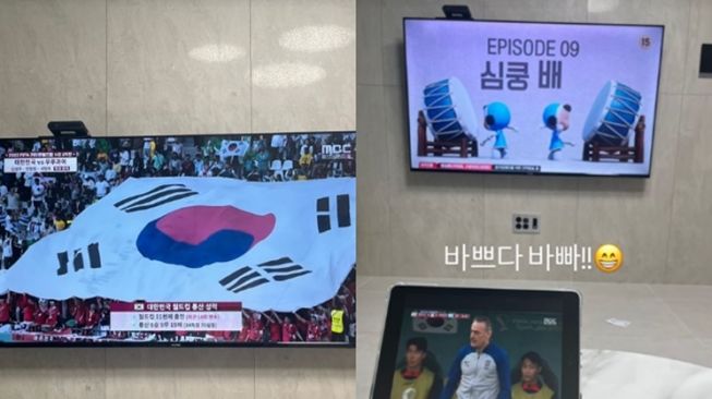 Artis Korea Dukung Timnas di Piala Dunia 2022 (instagram/@ggonekim)