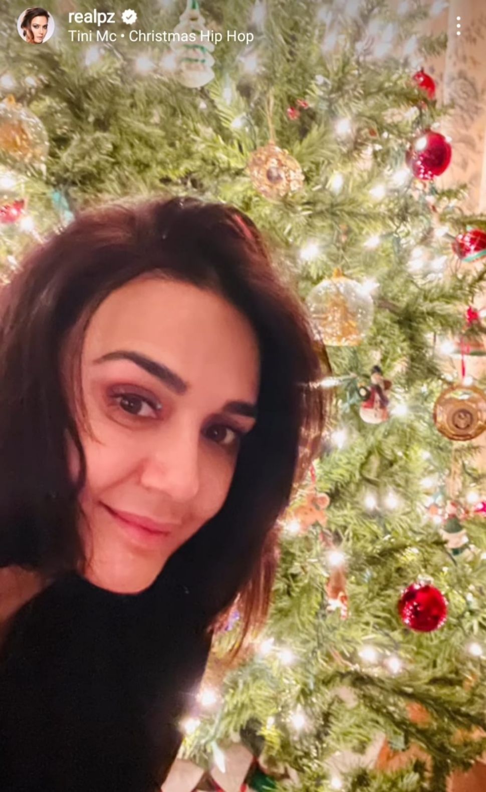 Momen Seleb Bollywood Rayakan Natal (Instagram/@realpz)