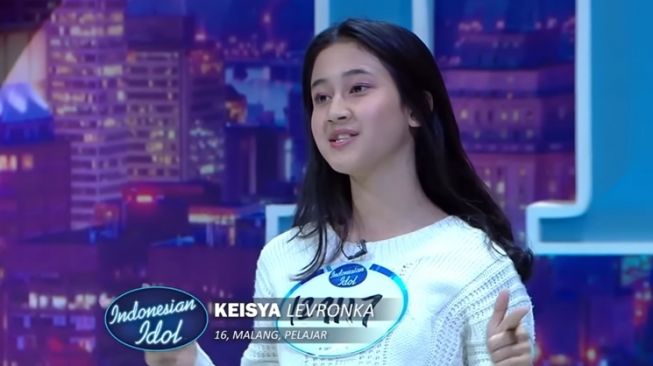 Potret Keisya Levronka Saat Audisi Indonesian Idol (YouTube/Indonesian Idol 2023)