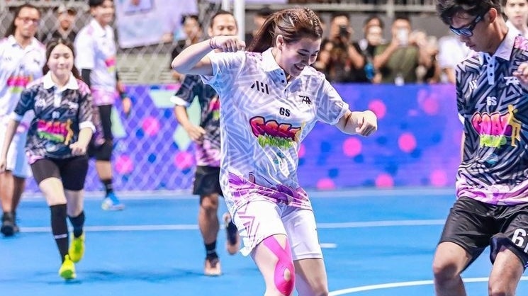 Potret Aaliyah Massaid Main Futsal (Instagram/@aaliyah.massaid)