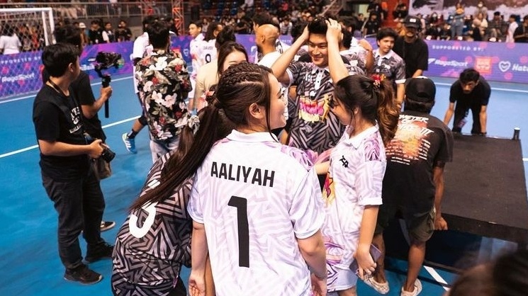 Potret Aaliyah Massaid Main Futsal (Instagram/@aaliyah.massaid)