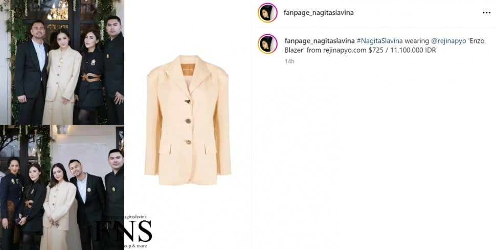 Outfit Nagita Slavina (Instagram/fanpage_nagitaslavina)